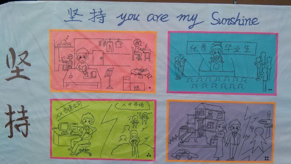新葡的京集团35222vip心理漫画展--主题“坚持”